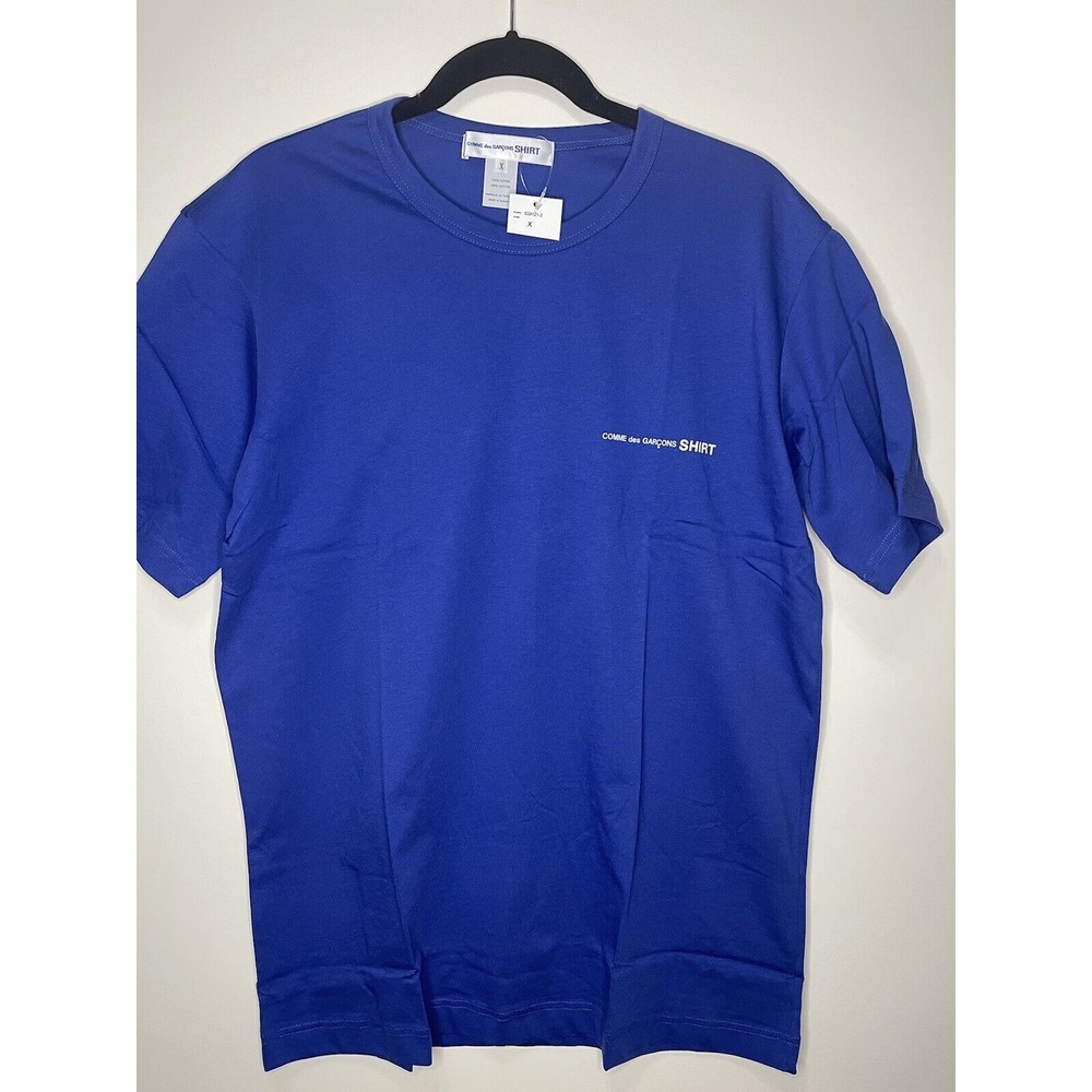 COMME des GARCONS SHIRT T-shirt Size XL Blue S28121-2